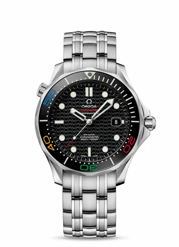 Omega Seamaster Diver 300M Co-Axial 41.5 Stainless Steel / Black / Bracelet / Olympic Collection Rio 522.30.41.20.01.001 (52230412001001)